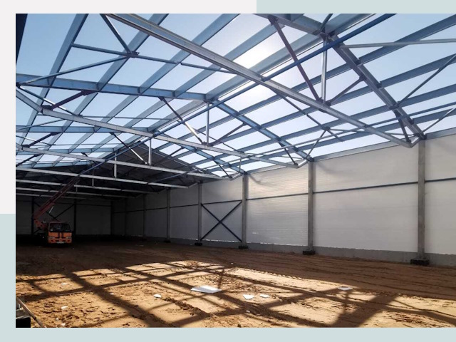 Строительство сенохранилищ в Чистополе