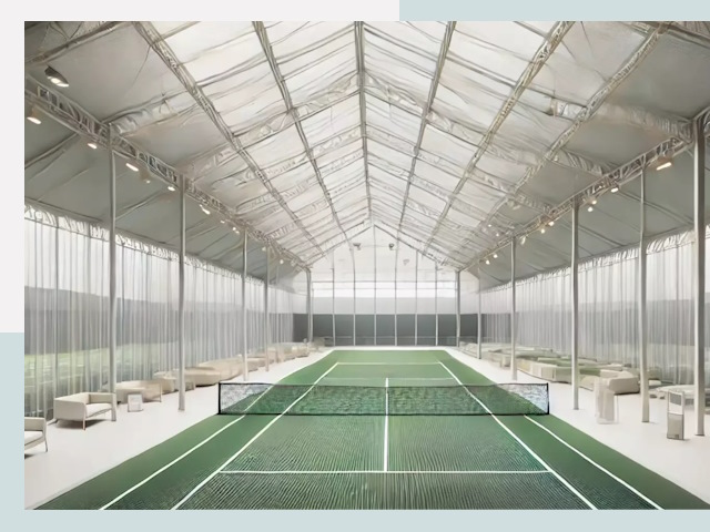 Строительство теннисных кортов в Чистополе