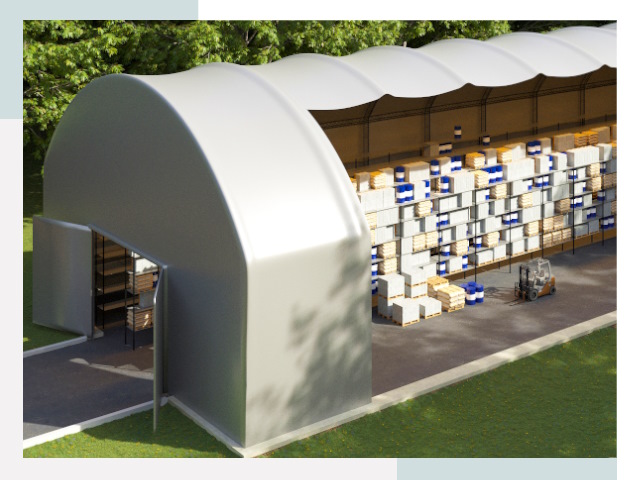 Тентовые ангары в Чистополе