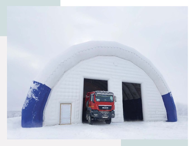 Мобильные ангары в Чистополе