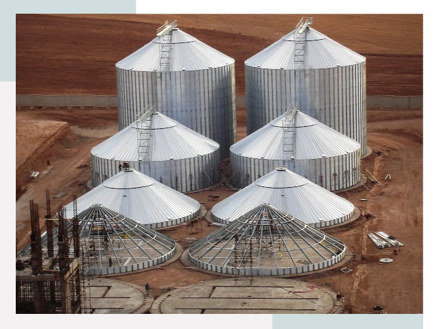 Строительство зерновых силосов в Чистополе