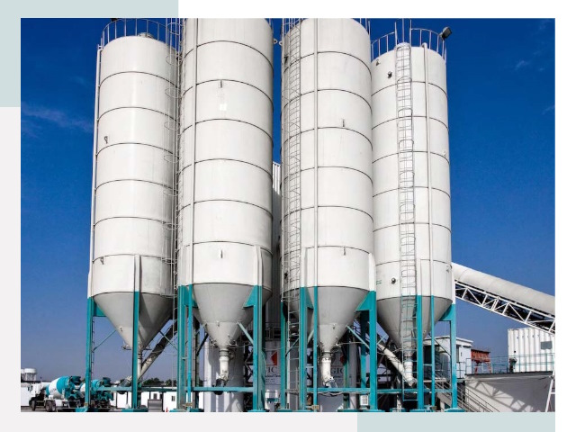 Строительство цементных силосов в Чистополе