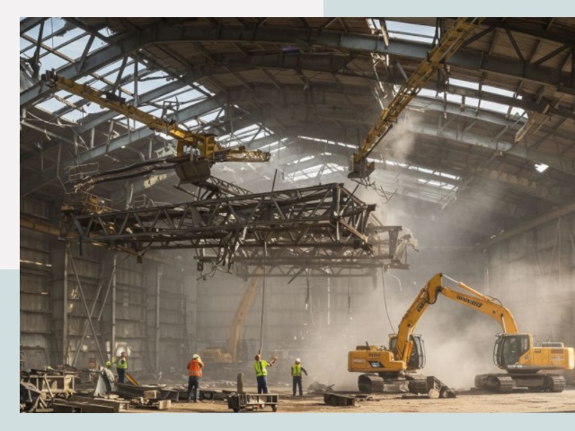 Демонтаж ангаров в Чистополе от 614 руб. за м²